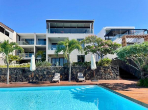 Luxury beach house with spectacular sea view and pool
